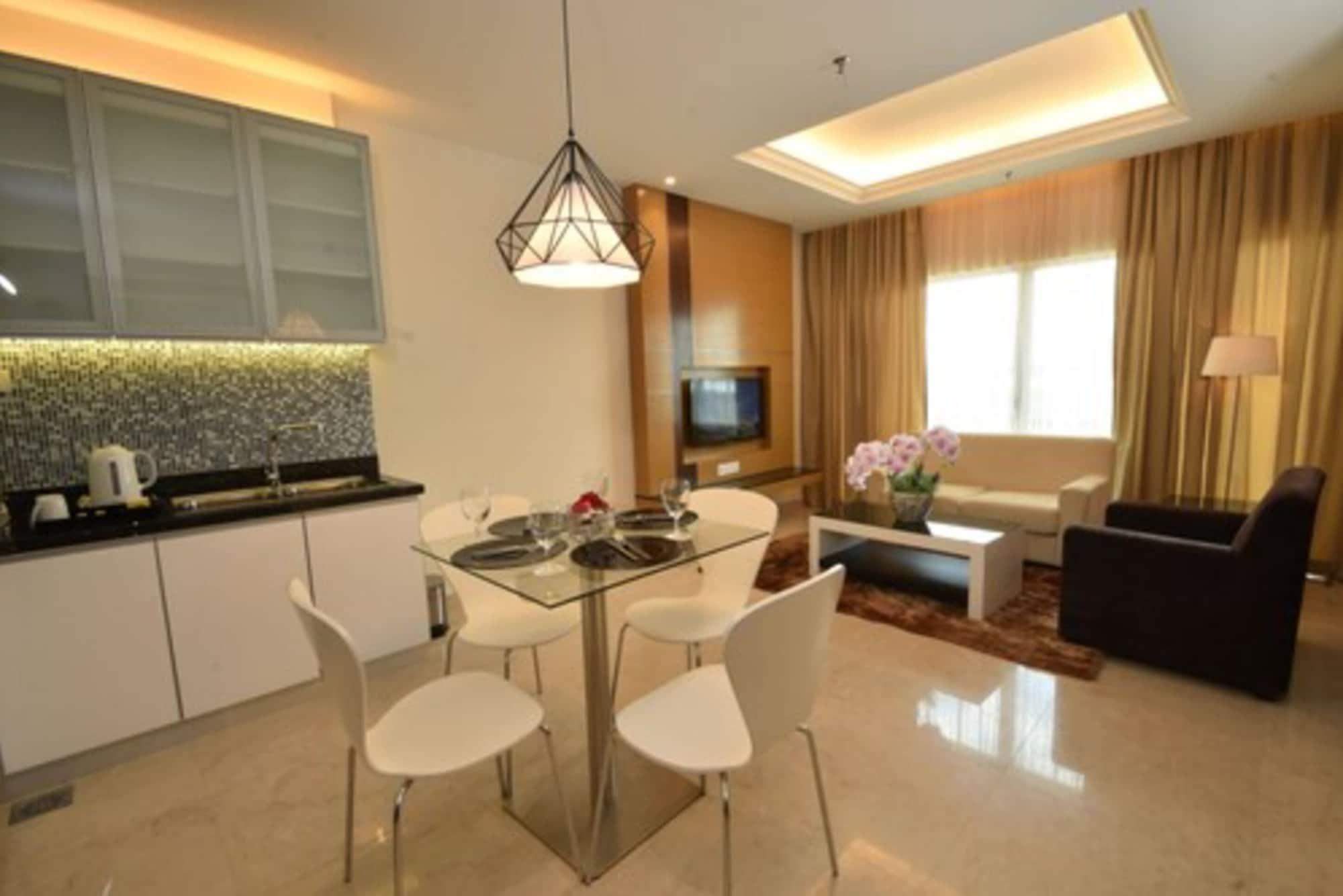 Tenera Hotel Bangi Exterior foto A typical apartment interior